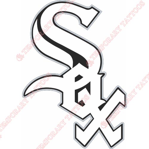 Chicago White Sox Customize Temporary Tattoos Stickers NO.1504
